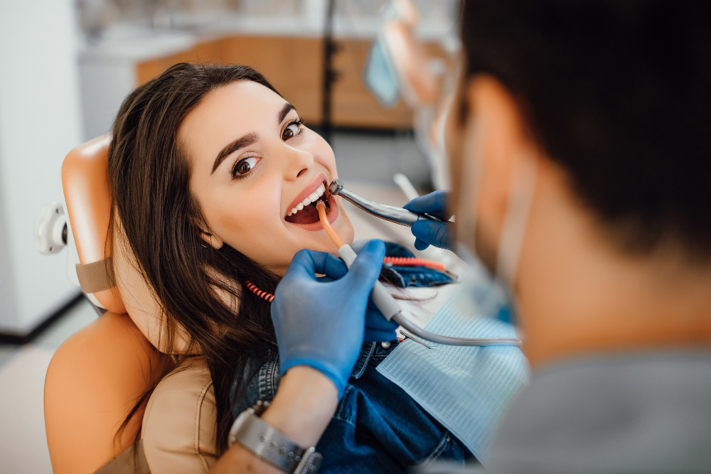 Cosmetic Smile Makeover veneers session